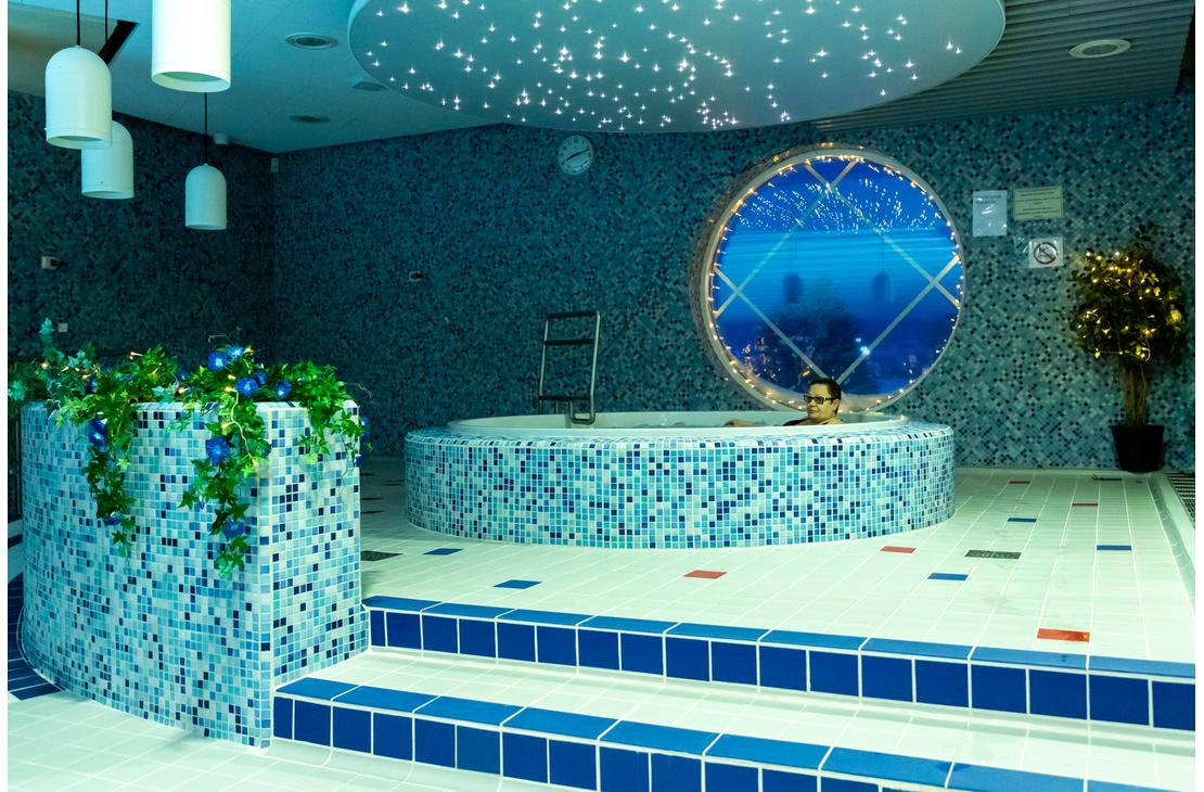 Ilomantsin uimahallin poreallas.