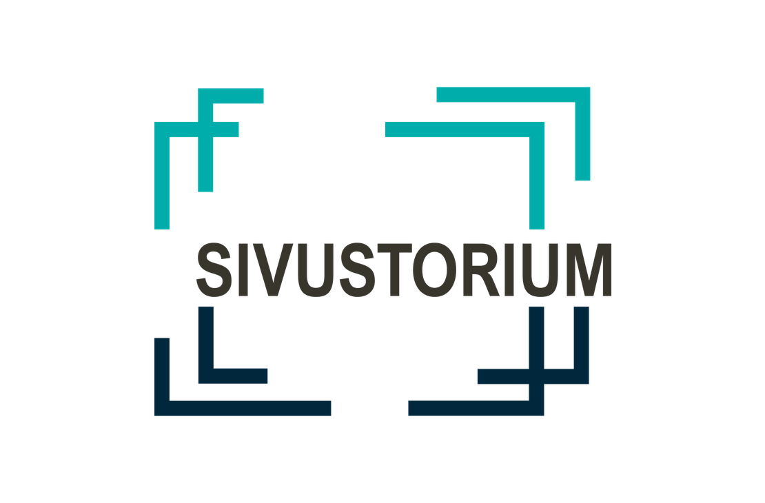 Sivustorium-yrityksen logon v&auml;rillinen versio valkoisella taustalla.