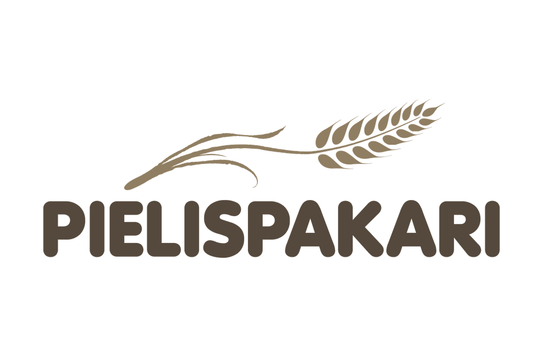 Pielispakari-yrityksen logo, jossa on suuri, tyylitelty, vaalean ruskea viljant&auml;hk&auml; ja sen varret. Viljant&auml;hk&auml; on sijoitettu tumman ruskealle suorakulmion muotoiselle taustalle. Kuva on minimalistinen ja siin&auml; ei ole teksti&auml;.