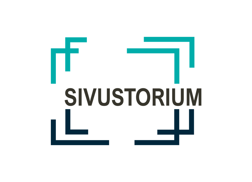 Sivustorium-yrityksen logon värillinen versio valkoisella taustalla.